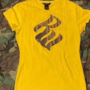 Y2K Women's Rocawear cinch textured graphic tee‎ Size XL